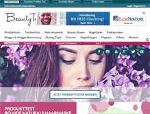 Tablet Screenshot of beautytester.de